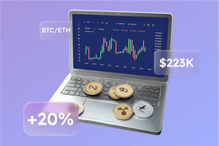 Technology visualization depicting an AI-powered automated trading system featured on Dunholm Riyalden